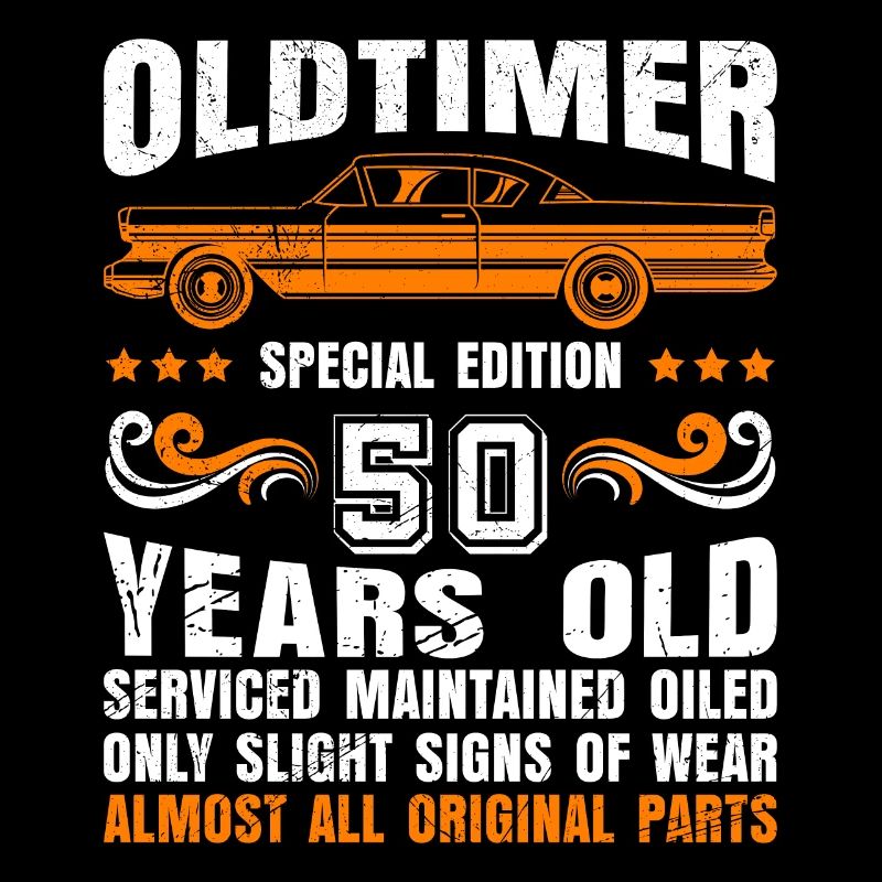 Oldtimer 1973 50 ans 50e anniversaire hommes