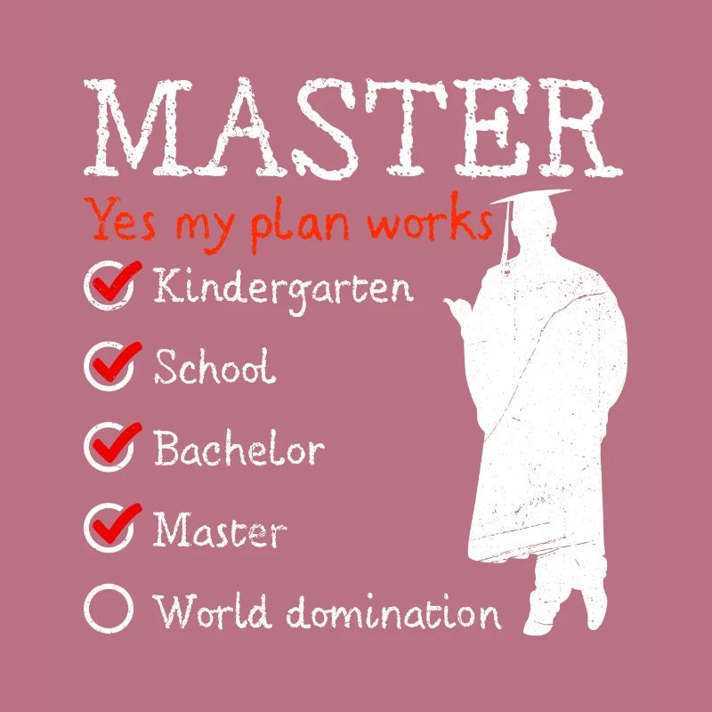 Kindergarten World Domination Master's Degree