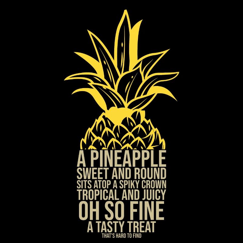 Pineapple Fruit Food Fruit Cooking Poem Gift