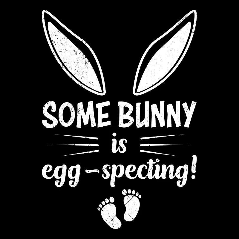 Ostern Egg-Specting Baby Bunny