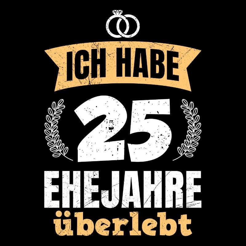 25 Ehejahre überlebt 25. Hochzeitstag