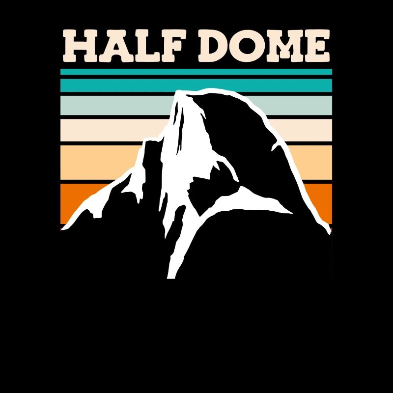 Half Dome Mountain Fan Hiking Summit Mountaineer