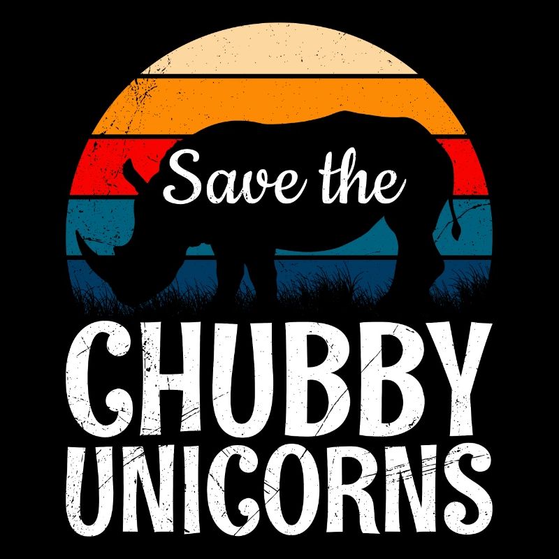 Save The Chubby Unicorns Design Crazy Tierschützer