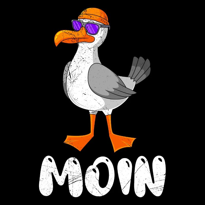 Moin Möwe Norddeutschland Plattdeutsch Möwen