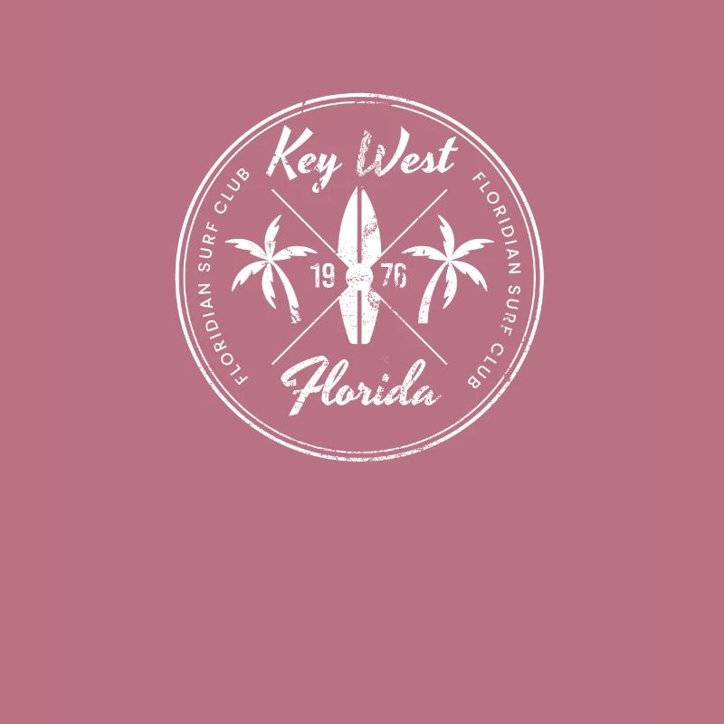 Retro Key West Florida Beach Vacation Souvenir