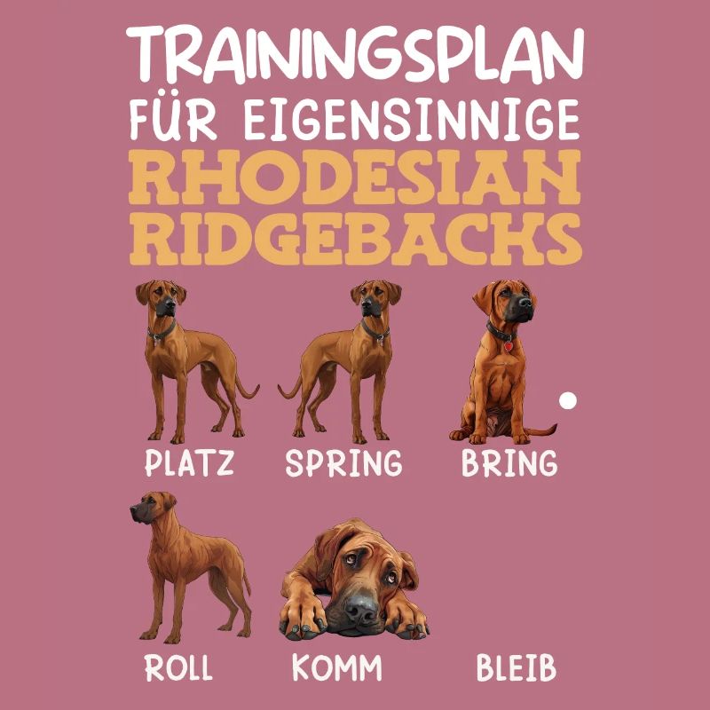 Rhodesian Ridgeback TRAININGSPLAN Eigensinniger