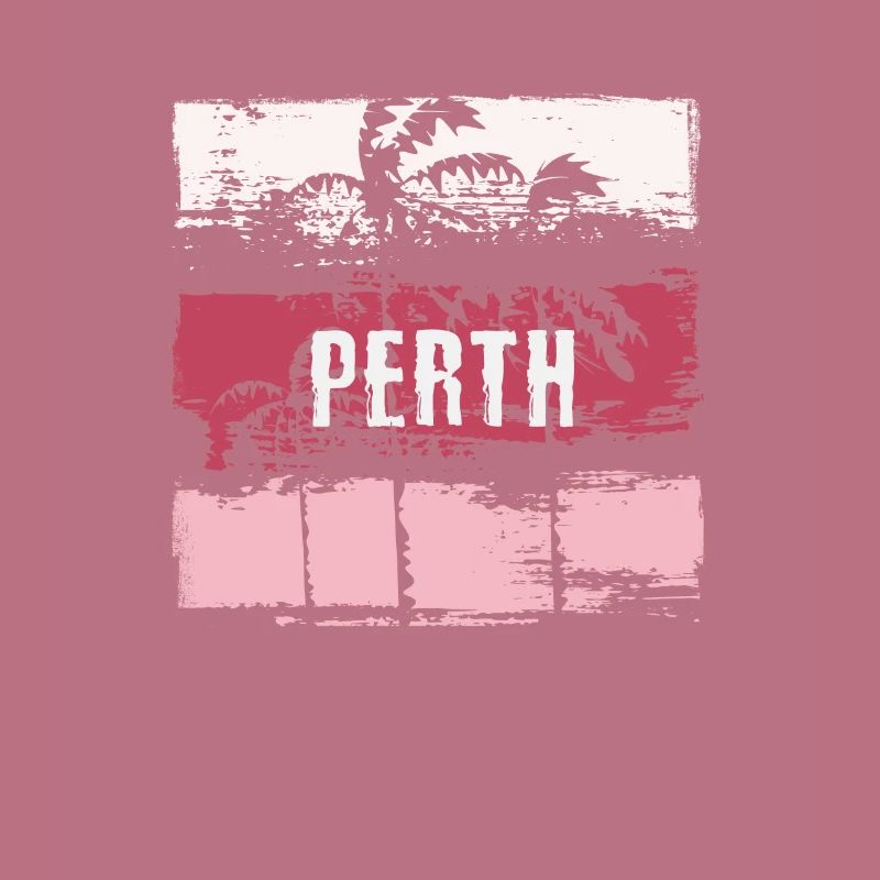 Perth Australia Vacation Souvenir Abstract