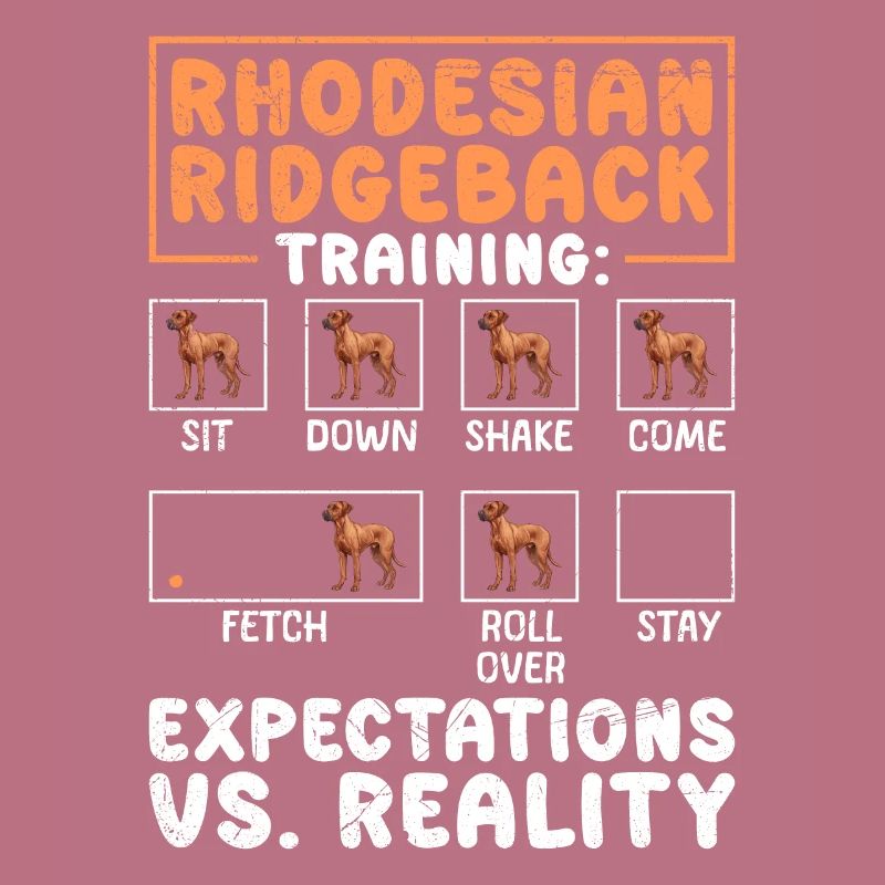 RHODESIAN RIDGEBACK TRAINING Funny Ridgeback