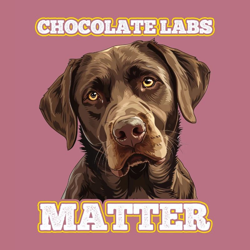 Brown Labrador CHOCOLATE LABS MATTE Labrador