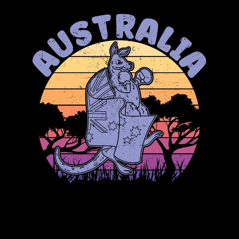 Australien Känguru Australier Sydney Boxen