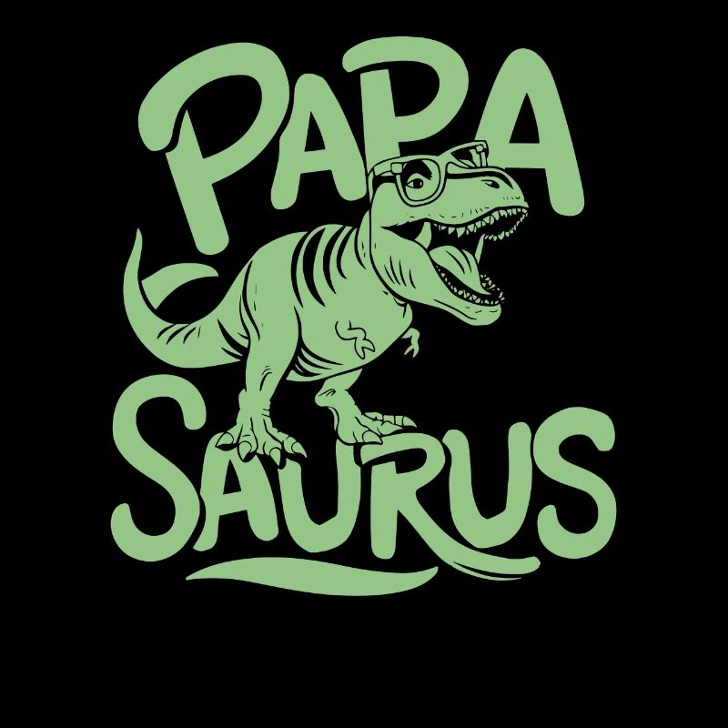Papa Saurus Bester Papa Vatertag Bald Papa Sohn