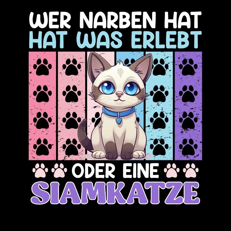 Siamkatzen WER NARBEN HAT HAT EINE SIAMKATZE
