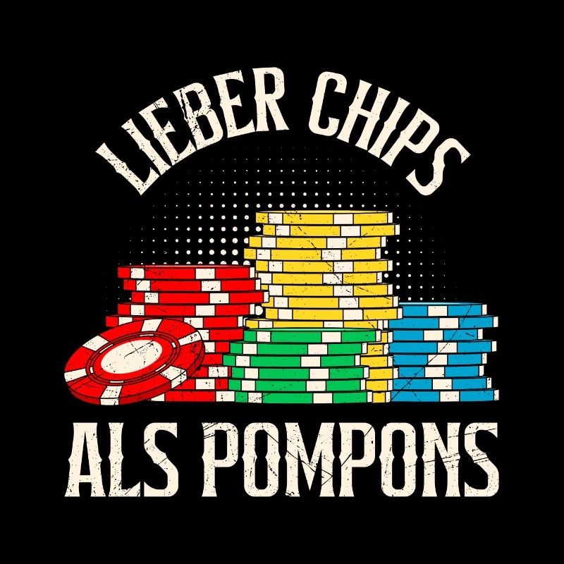 Poker Tournament BETTER CHIPS THAN POMPOMS Fun