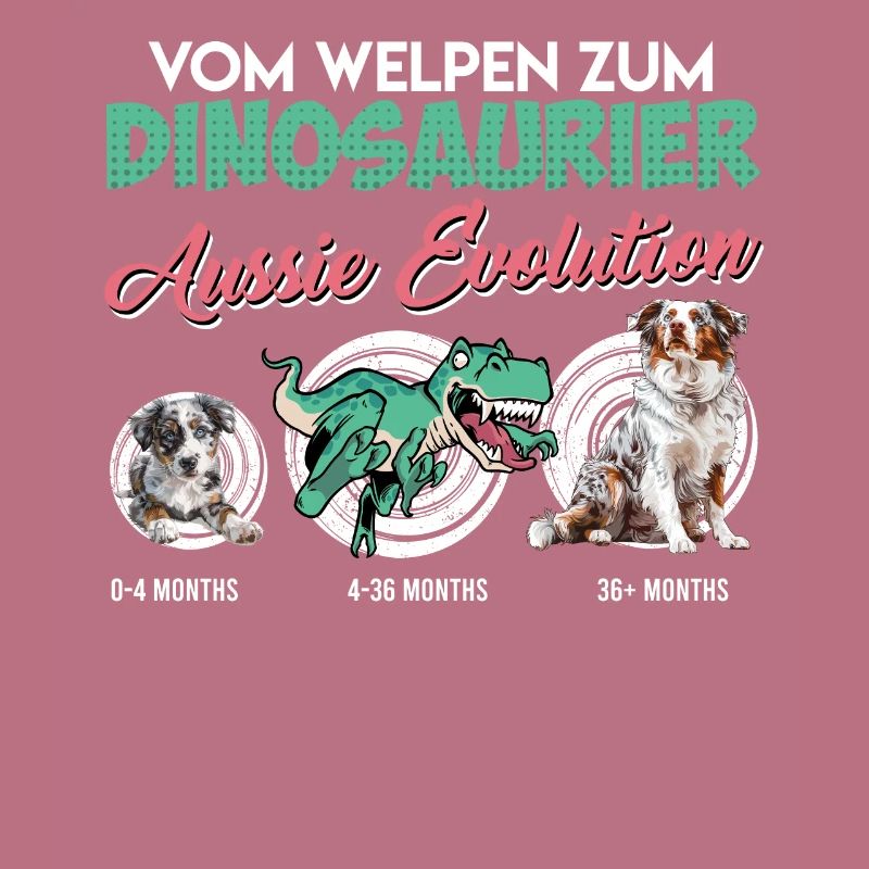Aussie FROM PUPPY TO DINOSAUR Aussie evolution