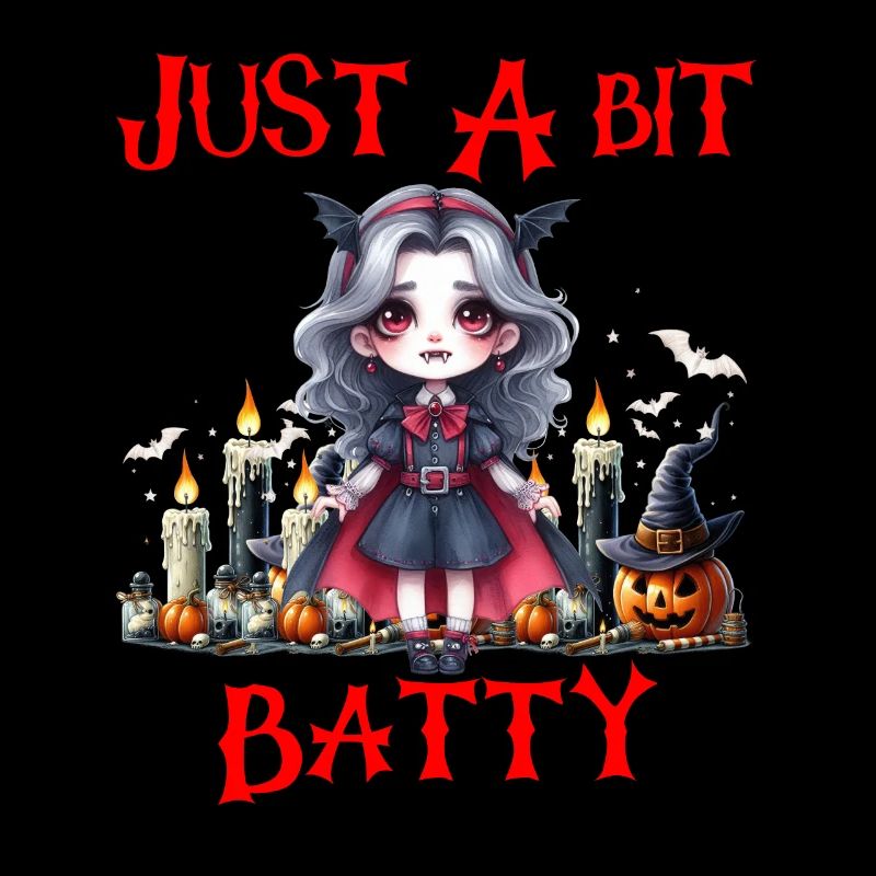 Halloween Kinder JUST A BIT BATTY Lustiges