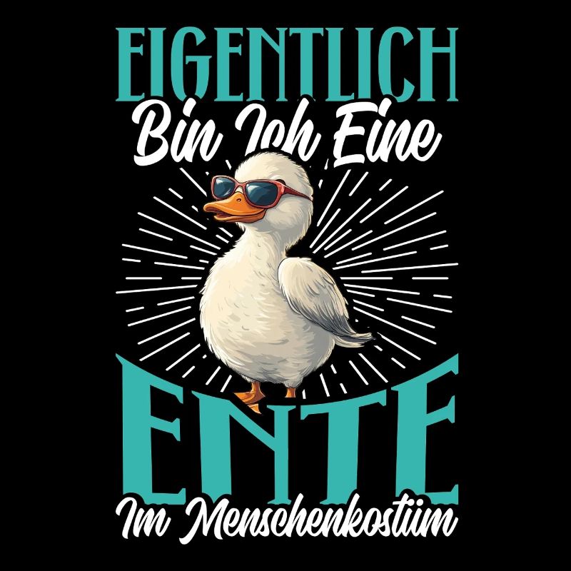 Karneval Party EIGENTLICH BIN ICH EINE ENTE Lustig