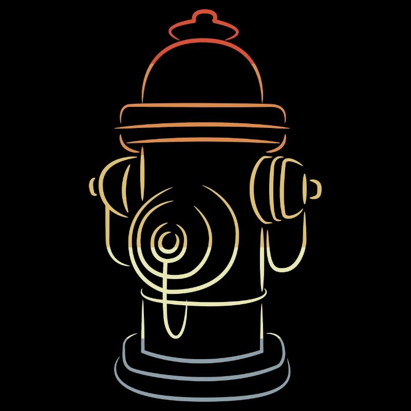 Borne d’incendie rétro