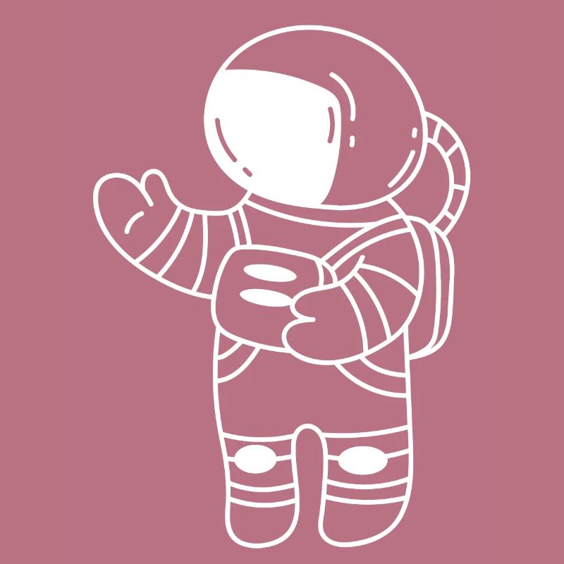Espace d’astronaute mignon