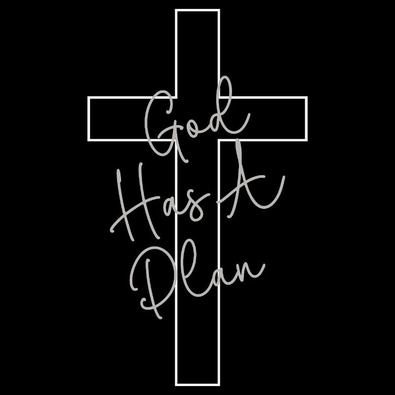 Gottes Plan Kreuz Handschrift Glaube Kirche Bibel