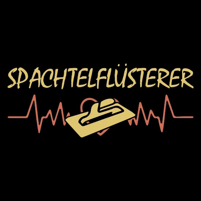 Spachtelflüsterer Kardiogramm Verputzer Gipser