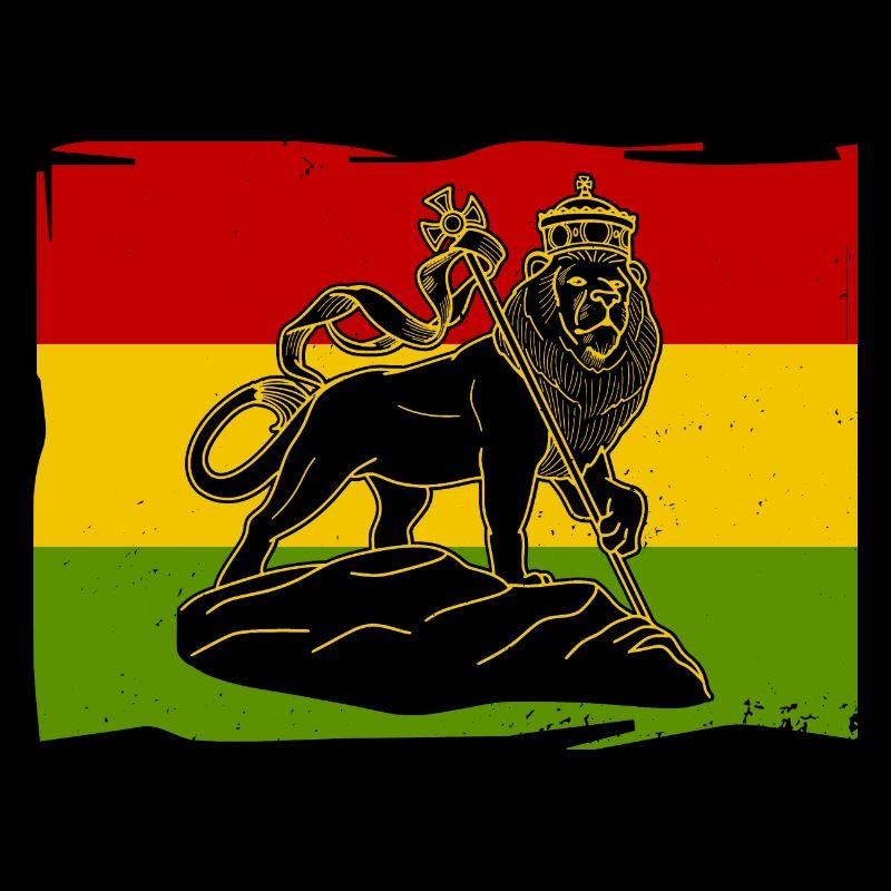 Reggae Afrika Löwe von Juda Judah Rastafari Rasta
