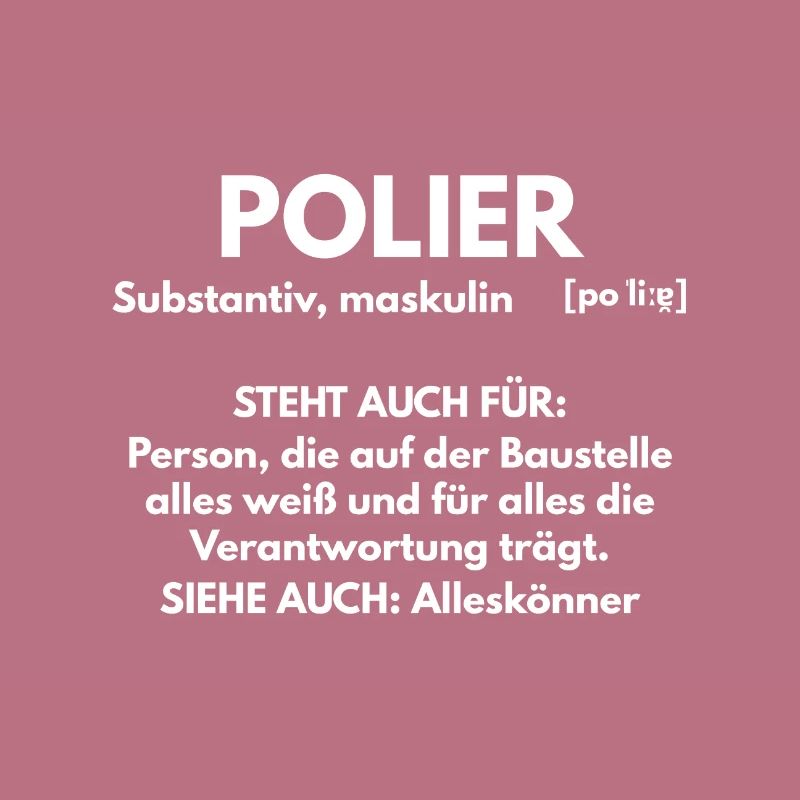 Definition Polier Lautschrift Alleskönner Geschenk