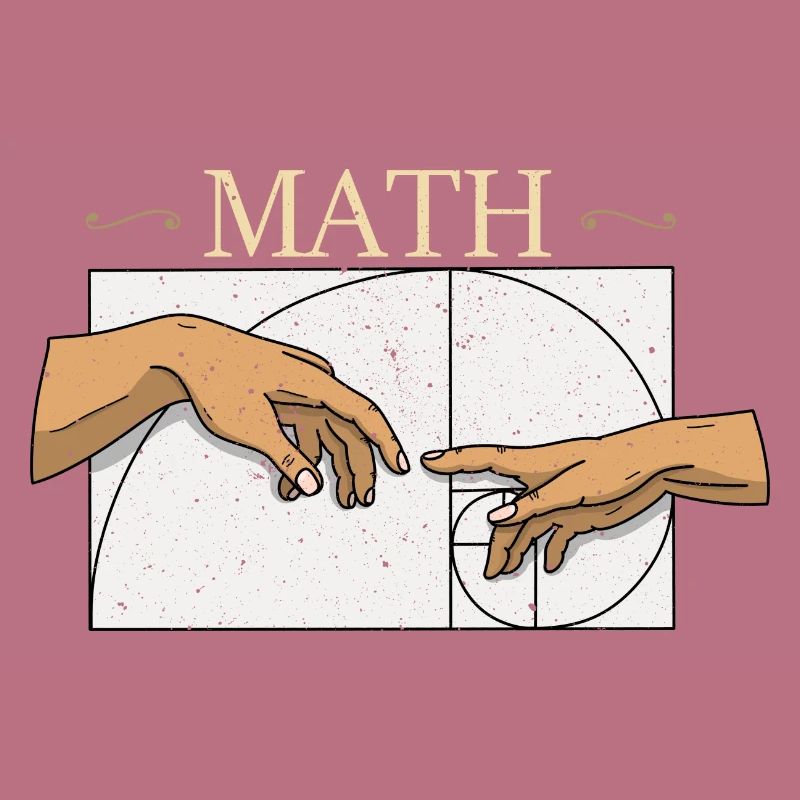 Fibonacci Numbers Math Art Geometry Geek