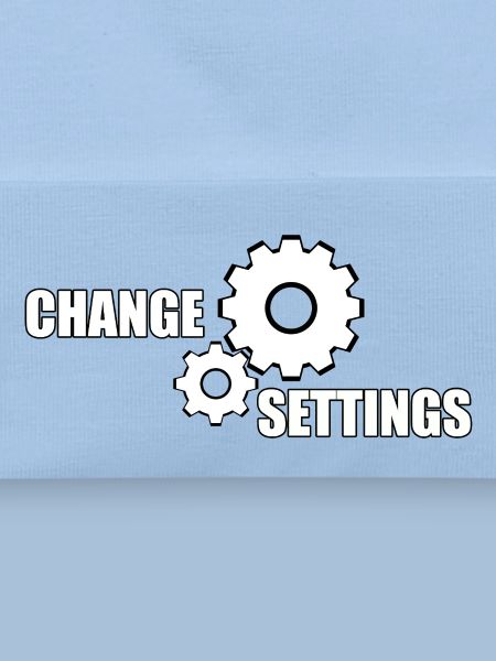CHANGE SETTINGS