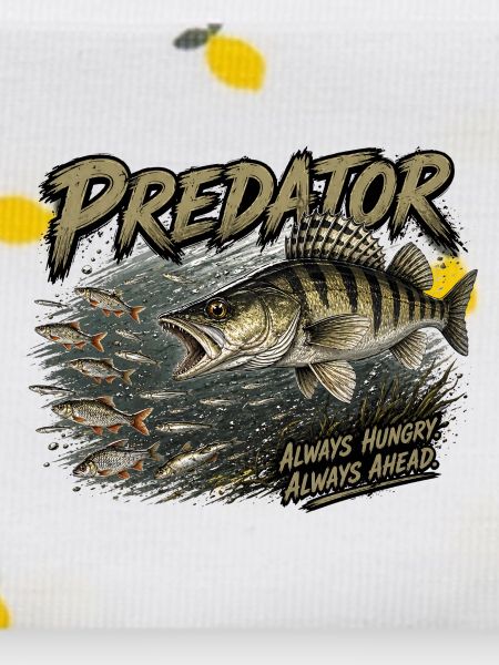 Fressfisch-Zander-Angriffs-Design