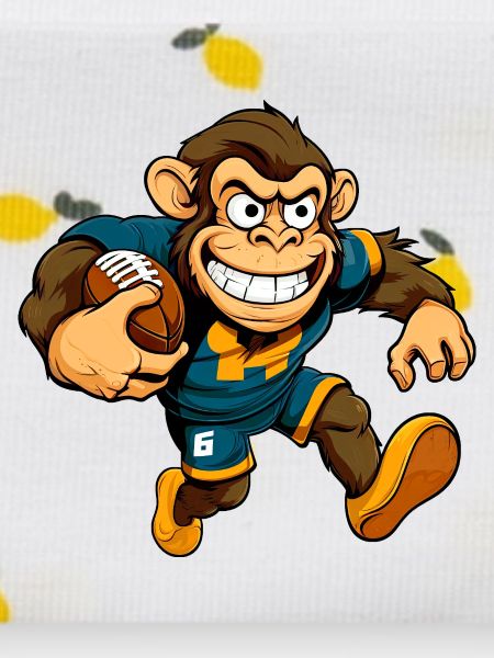 Affe Rugbyspieler