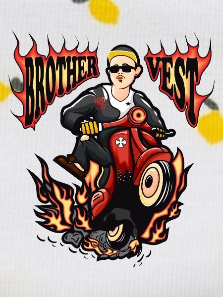 Moped Mofafahrer