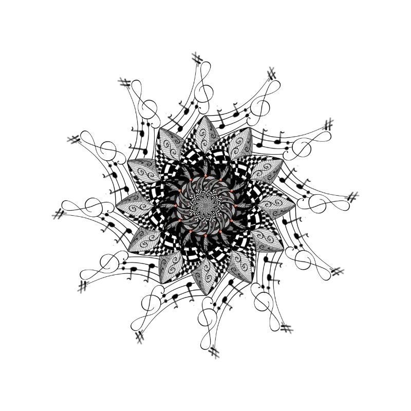 Mandala Élégant musical