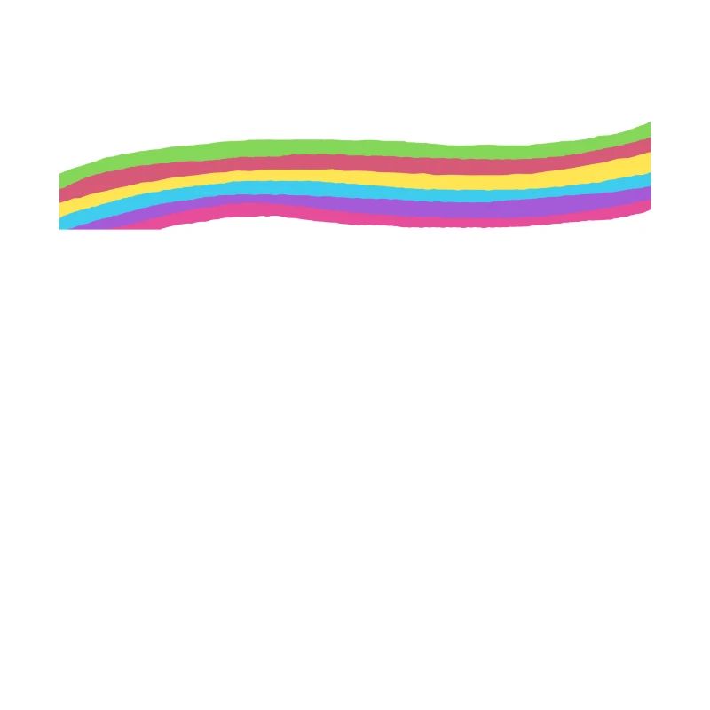 Regenbogenfarben Welle Deko Geschenk Dein Text