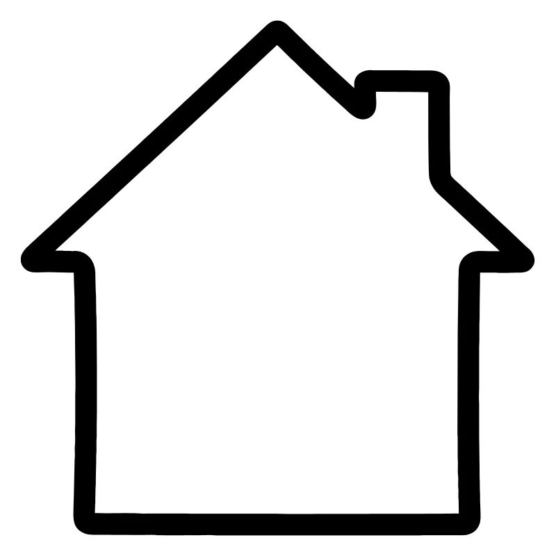 Logo simple de la maison