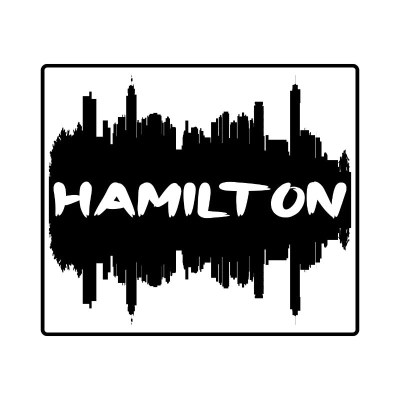 Hamilton Canada Skyline Silhouette Souvenir de voyage