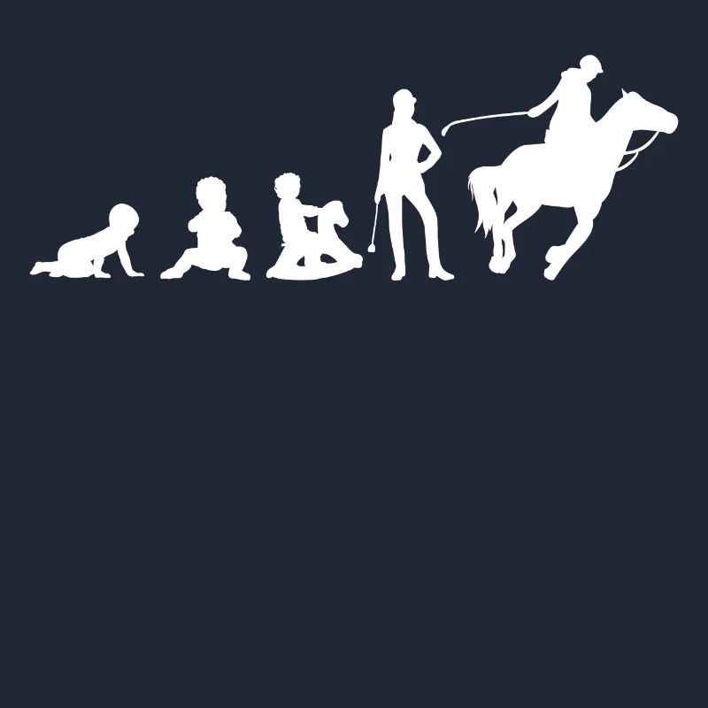 Evolution Das Leben ist besser mit Pferdedesign