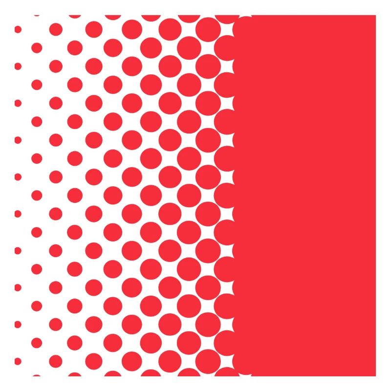 Halftone Gradient Rotes Panel