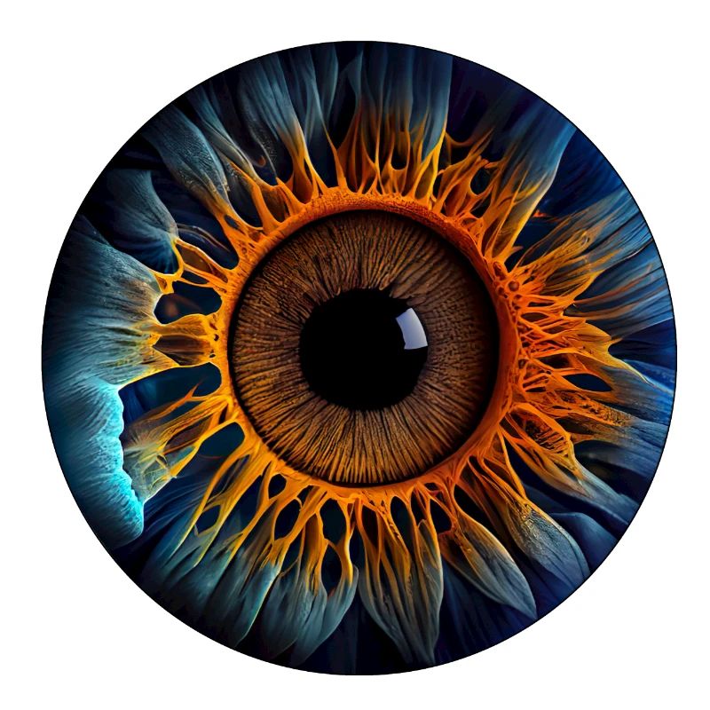 Eine Iris als biometrisches Identifikationssystem