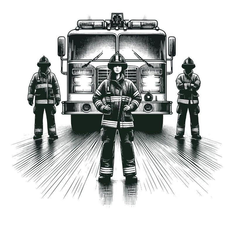 Cadeau graphique pompier