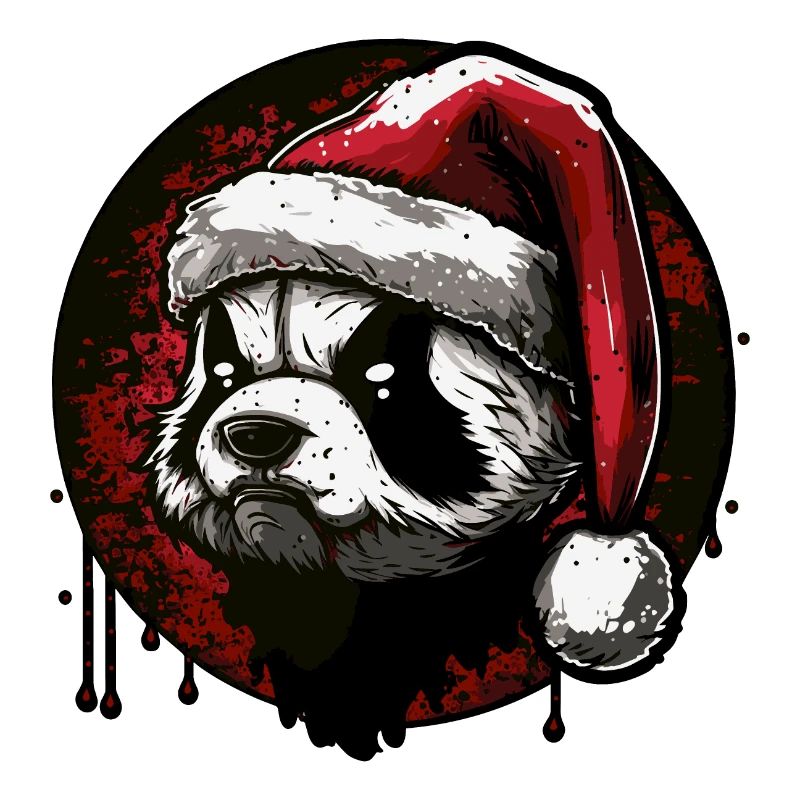 Panda de Noël