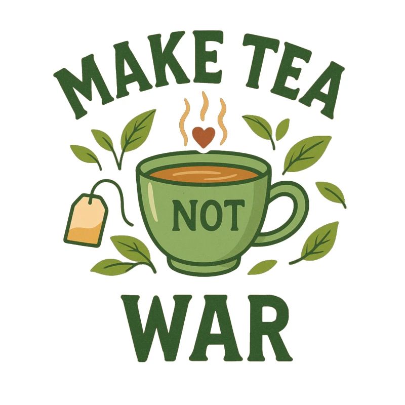 Make Tea Not War – It's Tea - Time