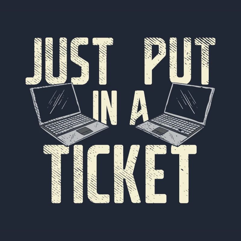 Mettez simplement un ticket pour le service d'assistance et le support technique