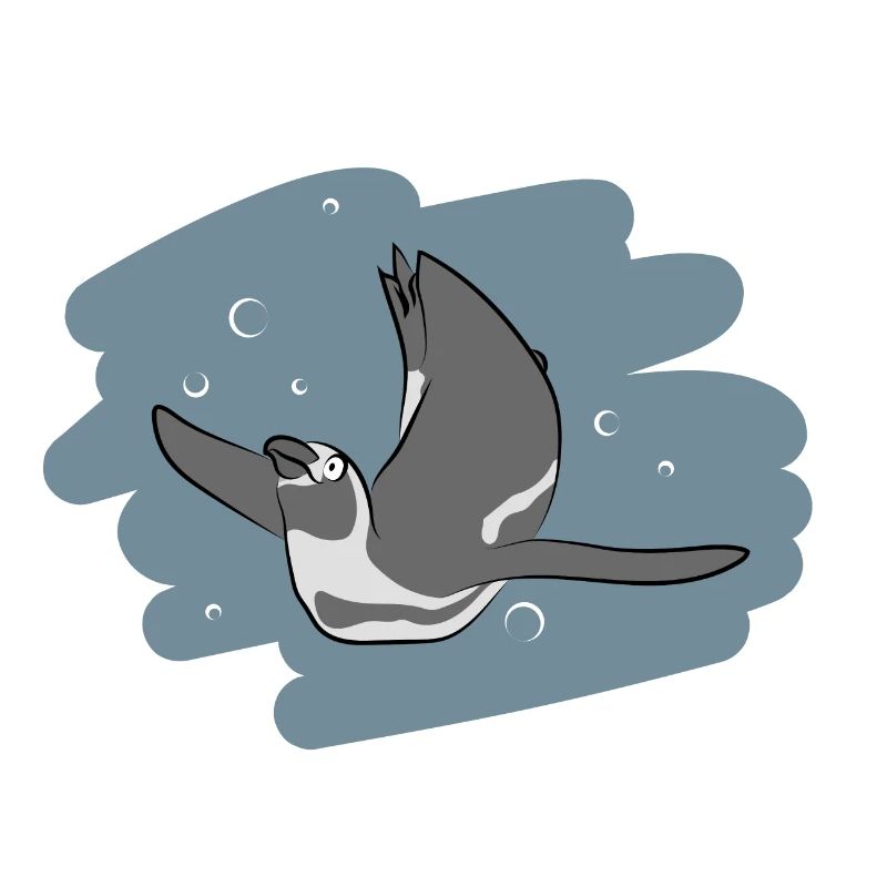 Conception d’illustrations « Penguin Kisses »