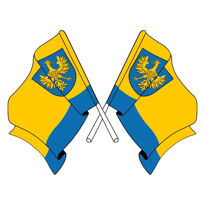 Deux drapeaux Opole
