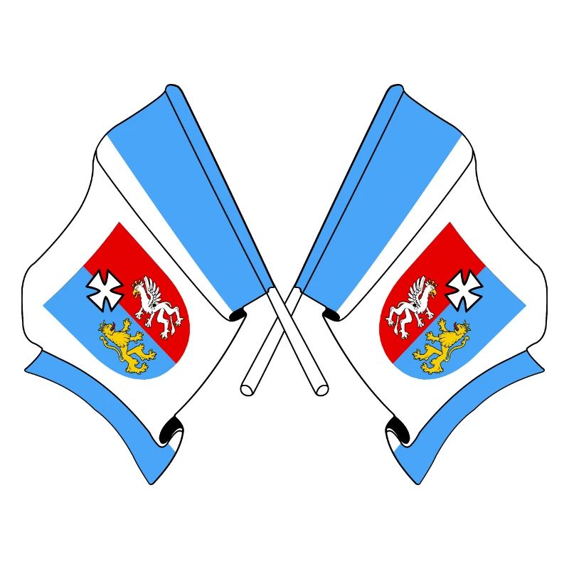 Deux drapeaux Subcarpatie
