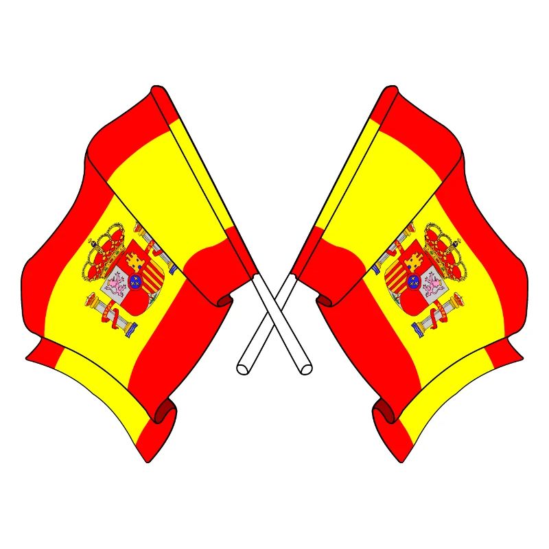 Two flags Spain