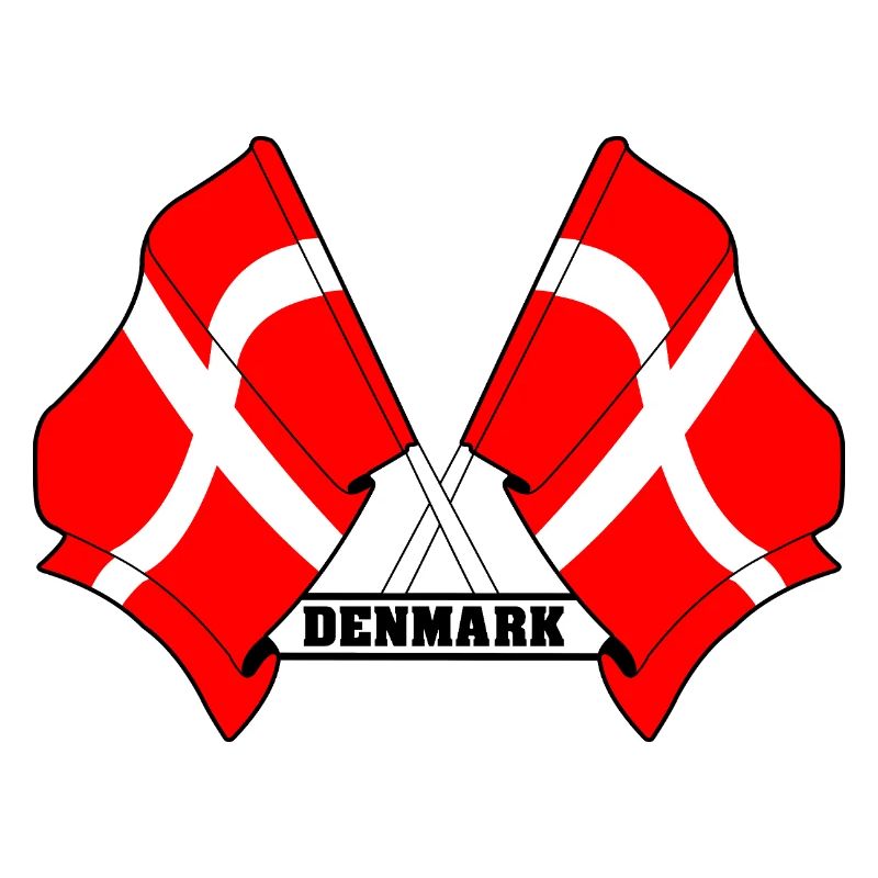 DANEMARK – Drapeaux croisés