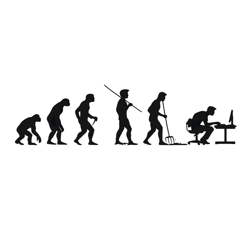 Programmierer Computerfreak Evolution