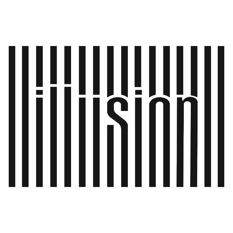 Illusion Barcode Textkunst