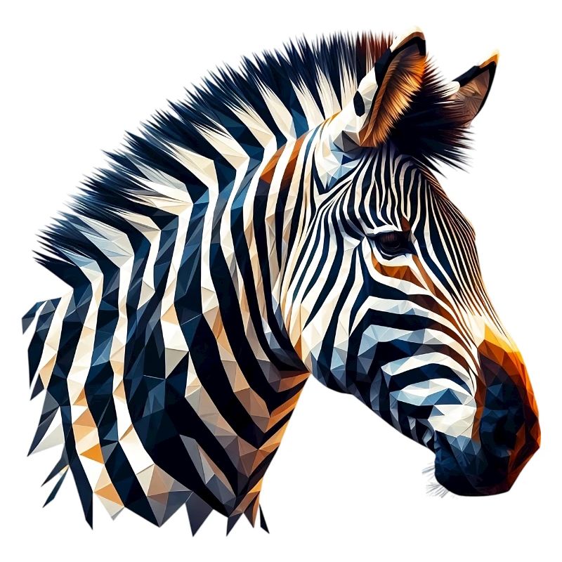 Zèbre polygonal